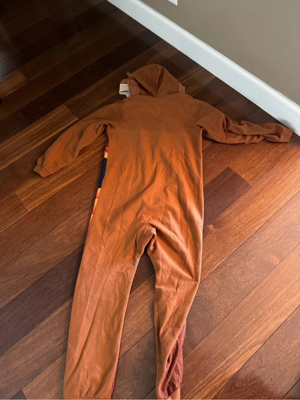 Space jam tune squad Looney Tunes One-Piece Pajama Costume in Blue & Brown
